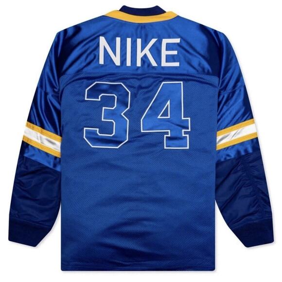 Nike x AMBUSH Football Jacket Deep Royal Blue Men’s Size Medium DX6916-455 NEW - Picture 11 of 11